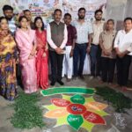 पाली में “आंगन मिलन” कार्यक्रम का भव्य आयोजन, रंगोली-मेहंदी से लेकर गोद भराई और अन्नप्राशन तक हुए संस्कार